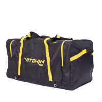 Баул с боковыми карманами Vitokin 30" черный с желтым