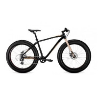 Велосипед Forward Bizon 26" FR черный/бежевый рама: 18" (2023)