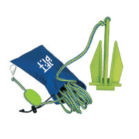 Якорь-кошка (набор) Jetpilot Lightweight Fluke Anchor Blue/Lime