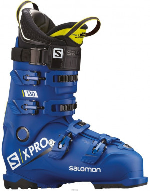 Горнолыжные ботинки Salomon X Pro 130 raceblue/acid green (2019) 