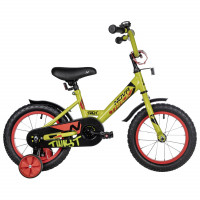 Велосипед Novatrack Twist 14" зеленый (2025)