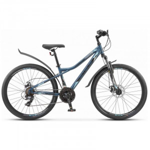 Велосипед Stels Navigator-510 MD 26&quot; V010 темно-синий/зеленый рама: 16&quot; (2024) 