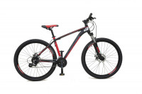 Велосипед Wind K2 27.5" черно-красный рама 17" (2022)