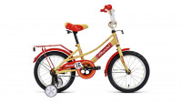 Велосипед Forward AZURE 16 бежевый\красный (2021)
