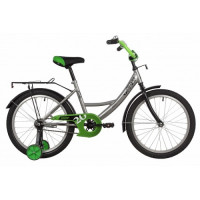 Велосипед Novatrack Vector 20" серебристый (2022)