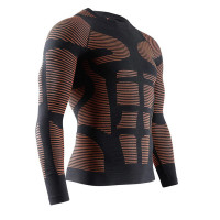 Футболка мужская X-Bionic Effektor 4.0 Precuperation Shirt LG SL Black/Orange