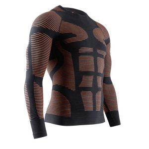 Футболка мужская X-Bionic Effektor 4.0 Precuperation Shirt LG SL Black/Orange 