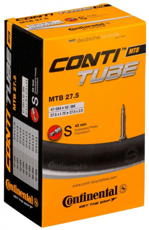 Велокамера Continental 27.5" 27.5'x1.75-2.40 47-584-62-584 Sport 42мм Downhill MTB/02-0182311 