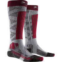 Носки X-Socks Ski Rider Silver 4.0 Women stone grey melange/plum G231