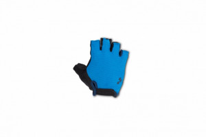 Перчатки Cube Gloves short finger x NF, blue´n´black 