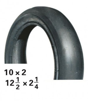 Велопокрышка Hota 10 x 2 1/4 09-500248 (1-1.5 Bar) слик черная redsbaby 