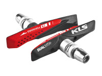 Колодки тормозные для V-brake KLS DUALSTOP V-02, 72 мм.