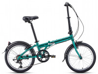 Велосипед Forward Enigma 20 2.0 зеленый/коричневый (2020)