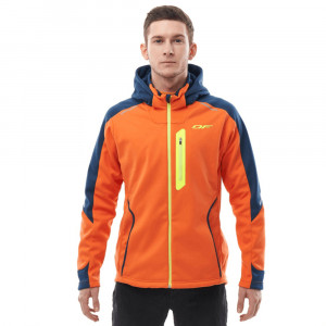 Куртка с капюшоном Dragonfly Explorer 2.0 Man orange/ocean 