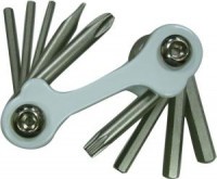 Bike Attitude 9 In 1 Folding Tool nickel