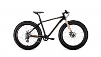 Велосипед Forward Bizon 26 черный/бежевый (2020)