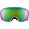 Маска Alpina Scarabeo JR Q-Lite moon/grey matt/Q-Lite green sph. S2 - Маска Alpina Scarabeo JR Q-Lite moon/grey matt/Q-Lite green sph. S2