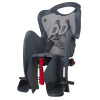 Сидение заднее Bellelli Mr Fox Clamp серое LUX, до 22кг