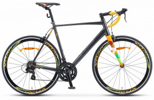 Велосипед Stels XT280 28&quot; V010 серый/желтый (2020) 
