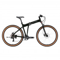 Велосипед Stark'26 Cobra 27.2 D черный матовый/темно-серый рама: M (18") (2026)