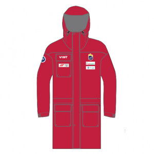 Плащ Vist Mass Aqua Raincoat Gender Neutral RUS SKI TEAM true red IWIWIW (2026) 