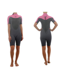 Гидрокостюм женский короткий Jetpilot Flight S/S 2mm Springsuit wms. Pink (200710) (2020)