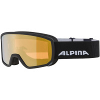 Очки горнолыжные Alpina Scarabeo S Q-Lite Black Matt (2023)