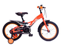 Велосипед детский LAUX GROW UP 16 BOYS, колеса 16" orange/black
