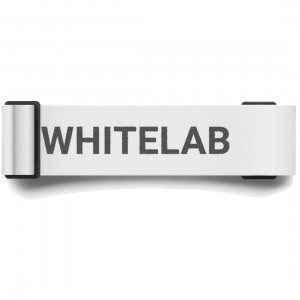 Ремешок для масок WhiteLab white/dark grey 45 мм 