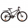 Велосипед Novatrack Prime 18.D 24" черный рама: 11" (2024) - Велосипед Novatrack Prime 18.D 24" черный рама: 11" (2024)